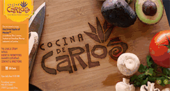 Desktop Screenshot of cocinadecarlos.com